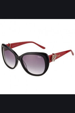 Replica Dolce And Gabbana Red With Silver Roses Sunglasses 308027