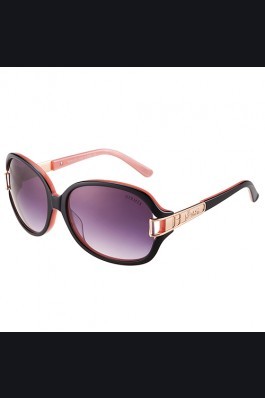 Replica Hermes Oversized Round Frame Black Sunglasses with Metal Carriage Detail 308106