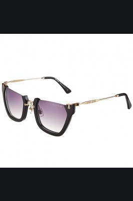 Replica Miu Miu Cut Off Cat-Eye Black Sunglasses 308035