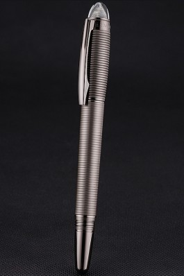 MontBlanc Starwalker Horizontally Grooved Light Brown Grey Ballpoint Pen With Cap 622808 Replica Pen