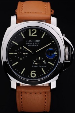 Brown Leather Band Top Quality Brown Panerai Luminor Power Reserve Luxury Watch 4766 Panerai Luminor Replica