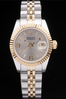 Rolex Datejust Two Tone Stainless Steel Yellow Gold Plated 98078 Replica Rolex Datejust