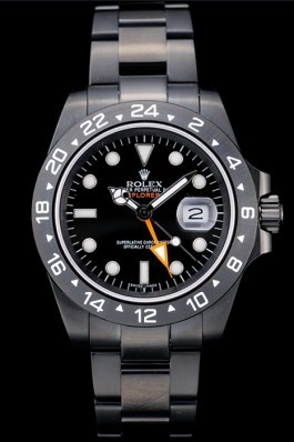 Rolex Swiss Explorer Black Ceramic Bezel Black Dial Watch 98239 Replica Rolex