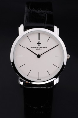 Black Leather Band Top Quality Vacheron Black Luxury Watch 5476 Replica Vacheron Constantin