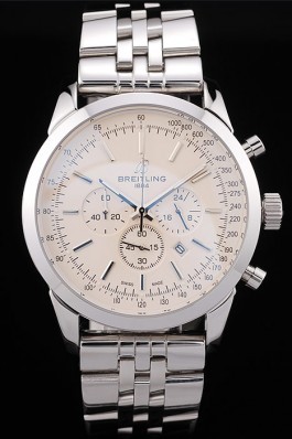 Breitling Transocean White Dial Stainless Steel Strap Breitling Replica