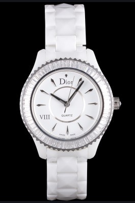 Dior VIII Baguette Cut White Diamonds cd01 621354 Replica Christian Dior