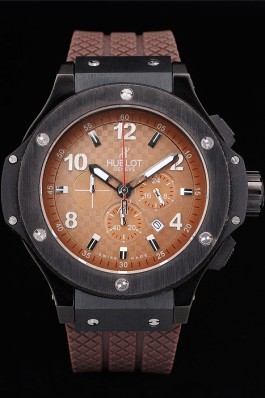 Hublot Big Bang King Cappuccino Black Dial Watch Replica Watch Hublot